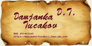 Damjanka Tucakov vizit kartica